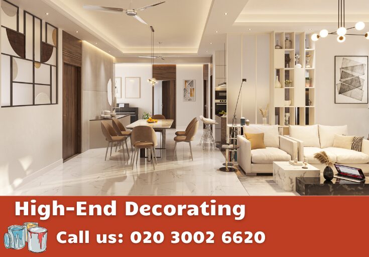 high-end decorating Regent's Park