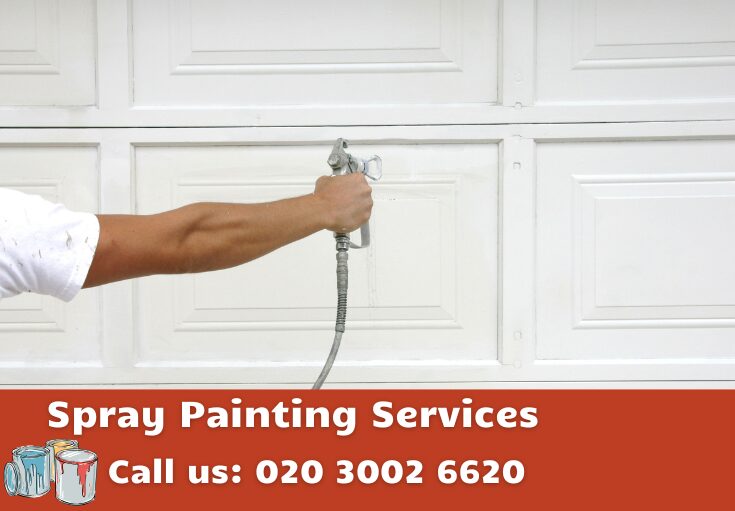 spray painting Regent's Park